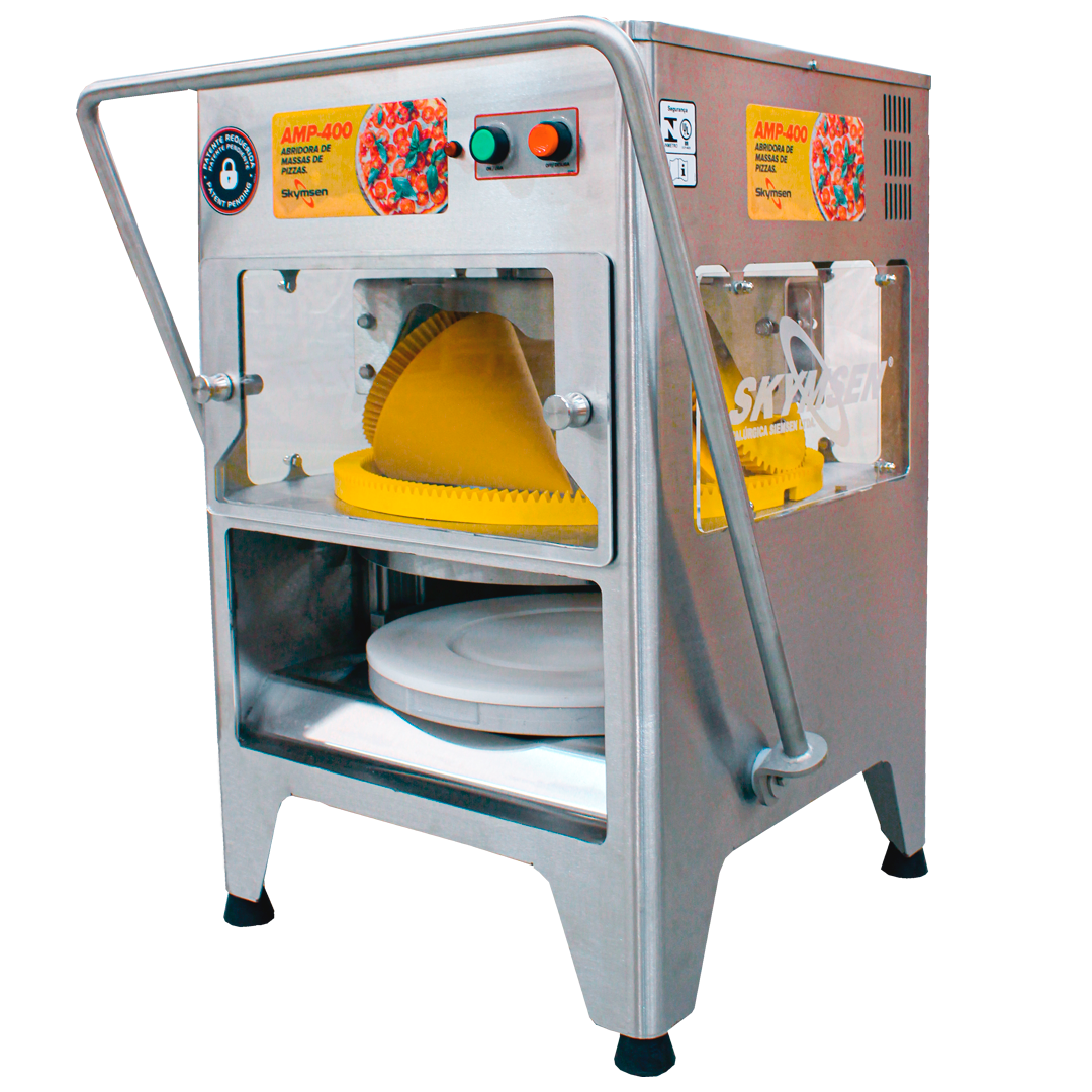 ABRIDORA DE MASA DE PIZZA SKYMSEN AMP-400 220V