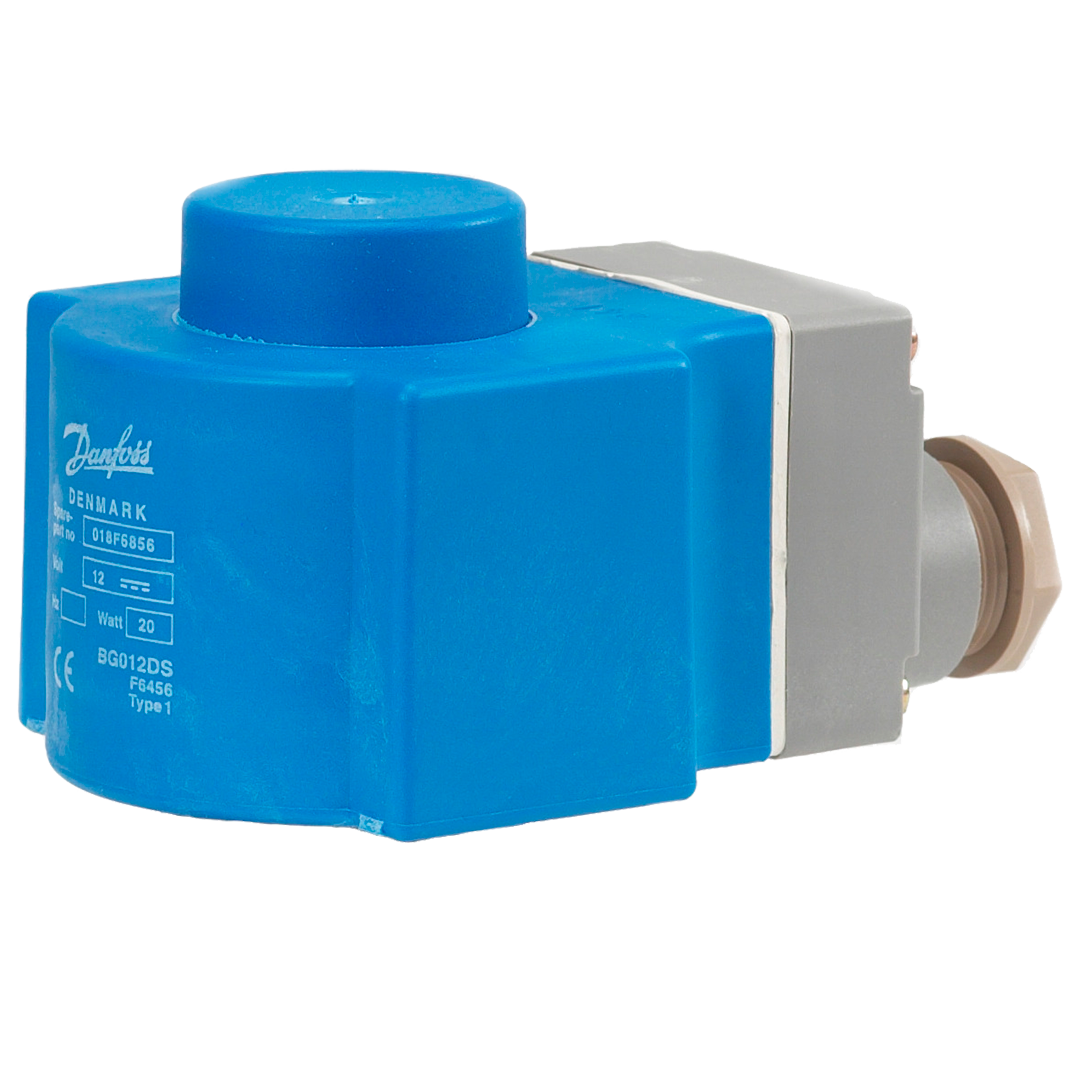 BOBINA 12V PARA VÁLVULAS IP67 SOLENOIDE DANFOSS