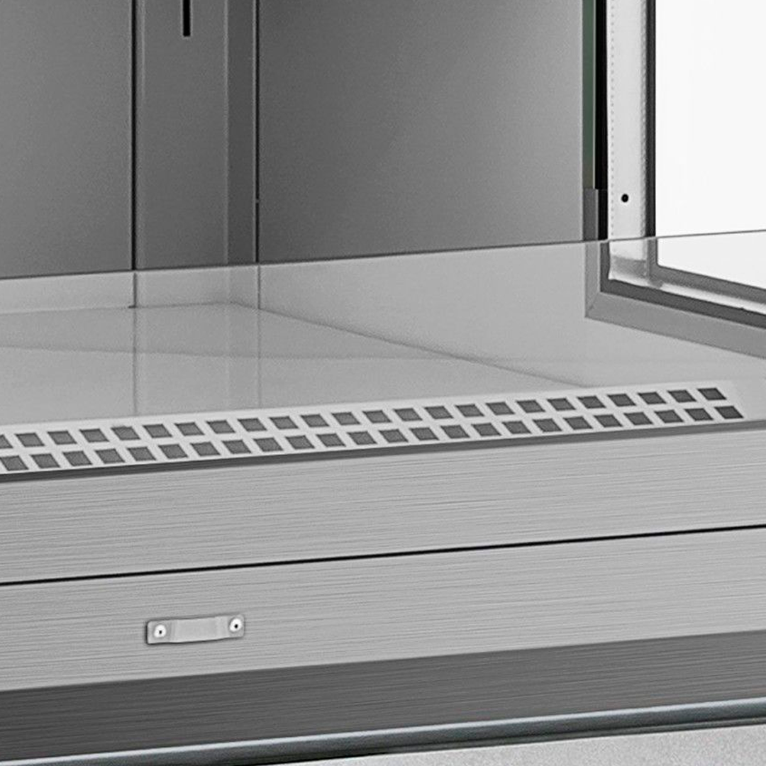 EXHIBIDORA ABIERTA VERTICAL LUXURY INOX GSTO1300TI - Imagen 5