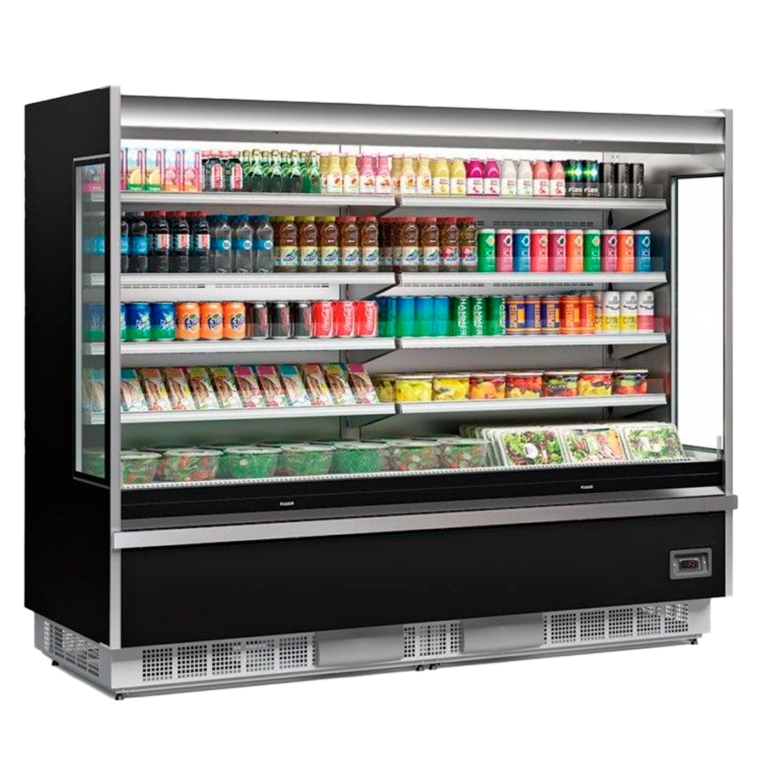 EXHIBIDORA ABIERTA VERTICAL LUXURY NEGRO GSTO2400 - Imagen 2