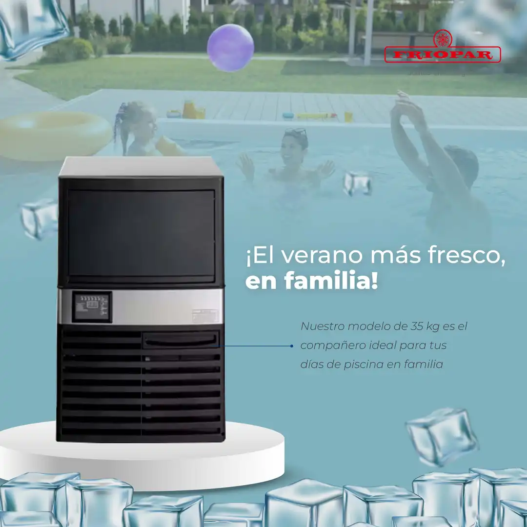 FABRICADORA DE HIELO RESIDENCIAL HOGAR DE 35 KG - Imagen 6