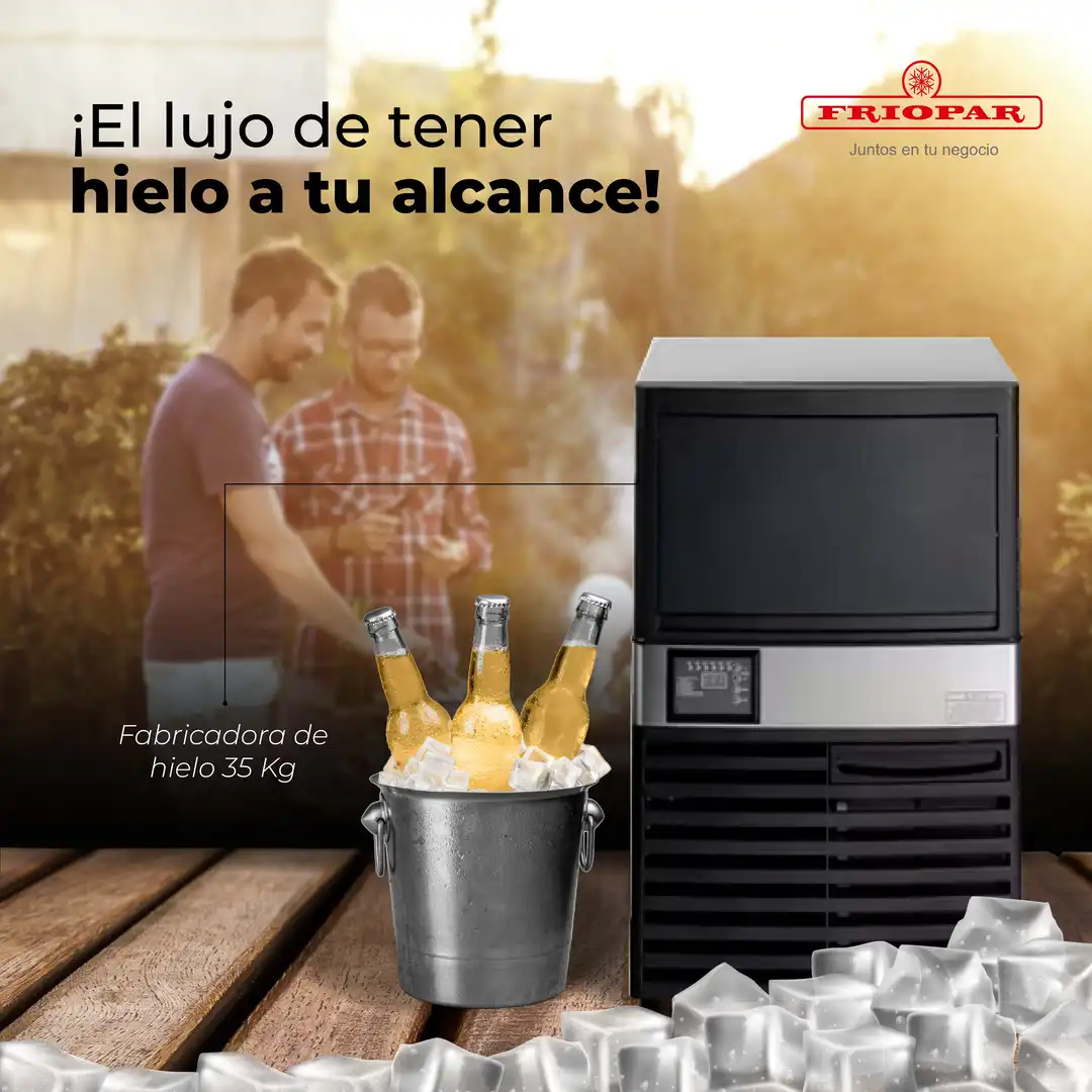 FABRICADORA DE HIELO RESIDENCIAL HOGAR DE 35 KG - Imagen 3