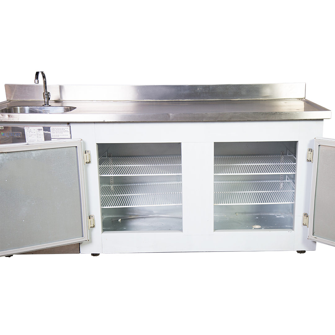 MOSTRADOR 1.90 MTS REFRIG. C/ BACHA L.I. LUXURY - Imagen 2