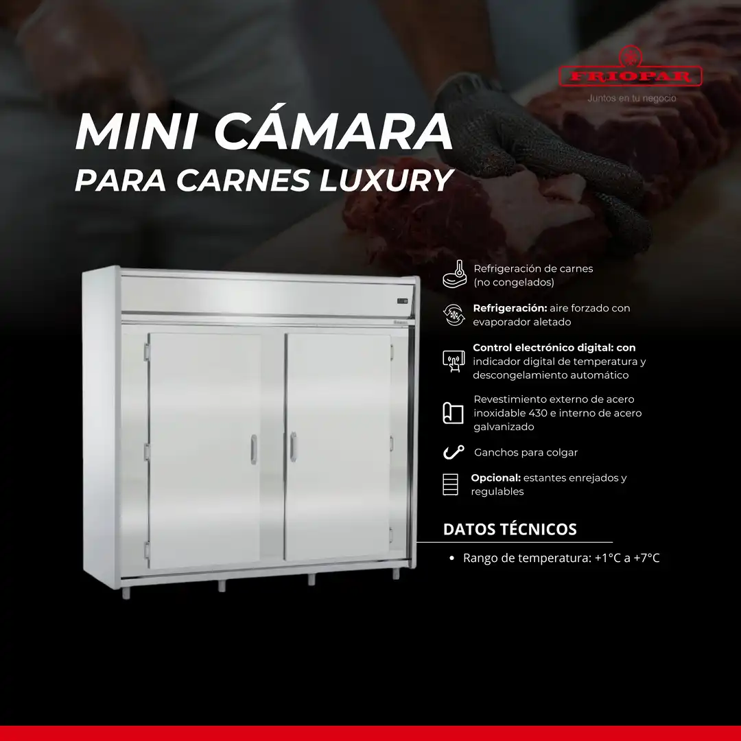 MINI CAMARA 2600 LTS P/ CARNES LUXURY GMCR-2600 - Imagen 4