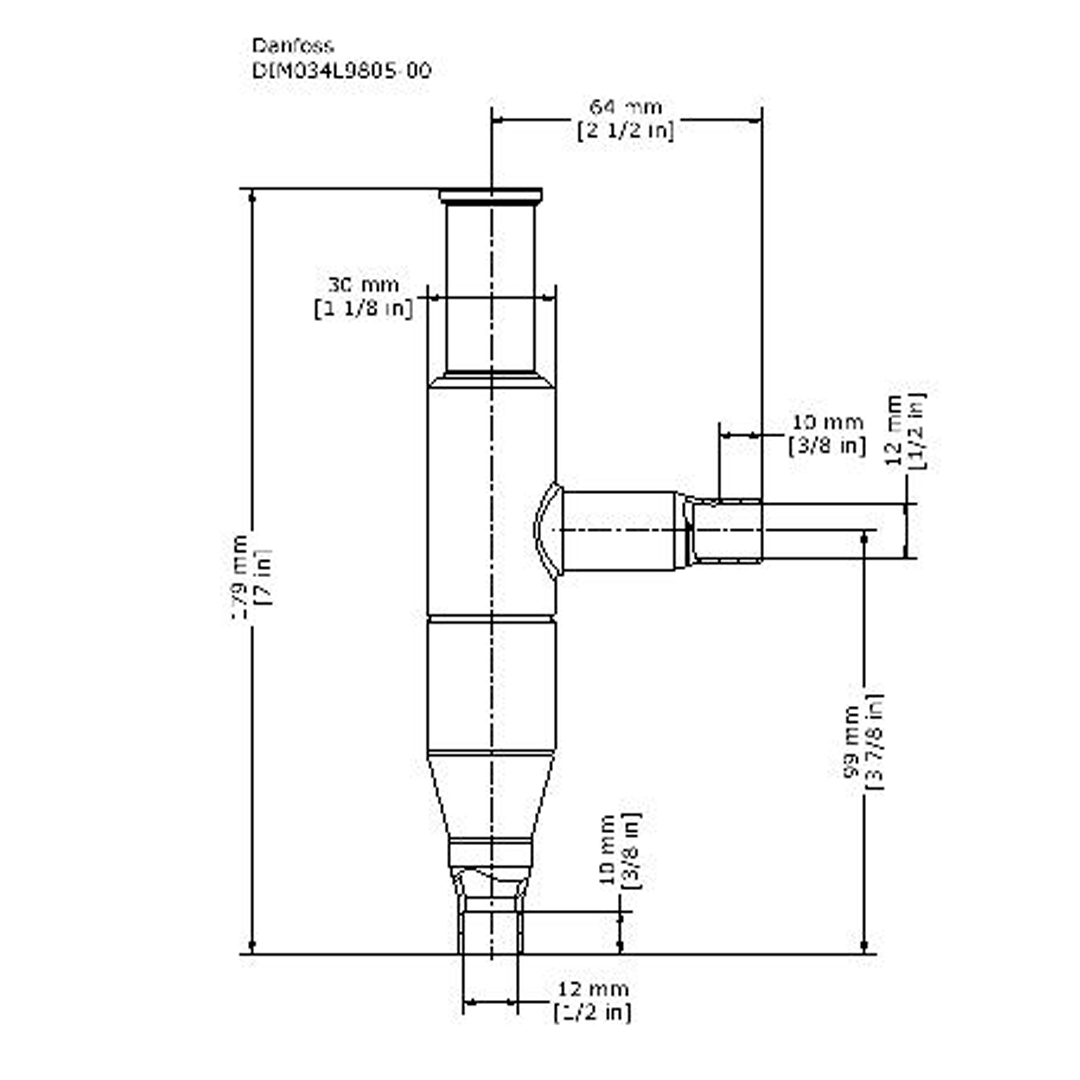 REGULADOR DE PRESION KVL12 1/2 SOLDABLE DANFOSS - Imagen 2