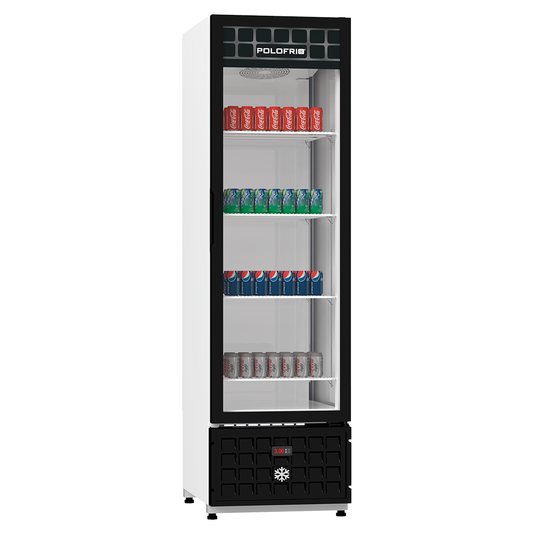 EXHIBIDOR VERTICAL 370 L CON EVAPORADOR - Imagen 2