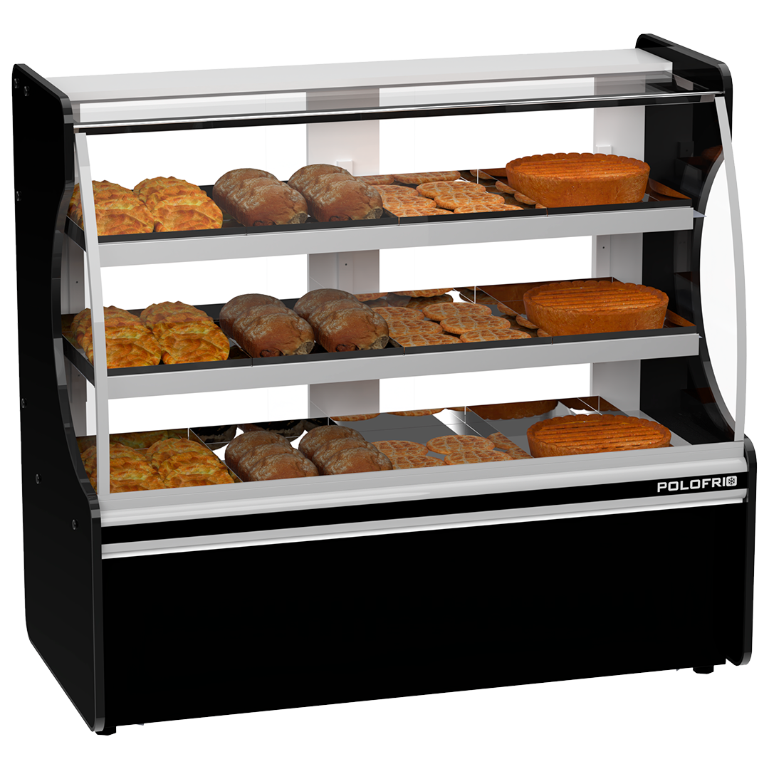 VITRINA ESTUFA CLÁSICA CON 9 BANDEJAS.ACERO INOX - Imagen 2