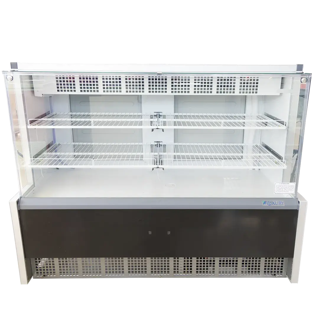 VITRINA REF. DOBLE ACCION 1,40MTS NEG V.R.GPEA140