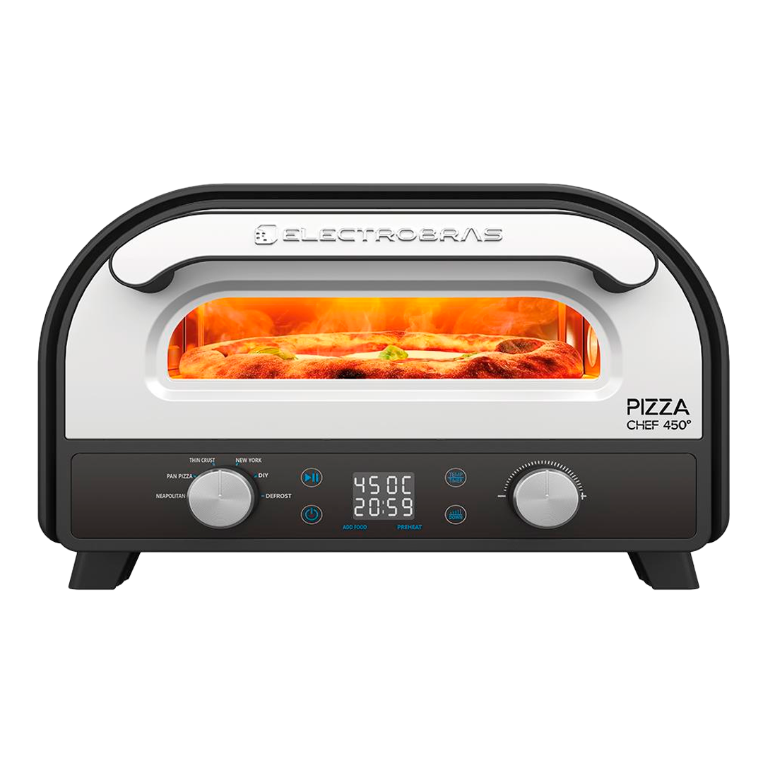 HORNO P/PIZZA DE PIEDRA-PROFESIONAL PIZZA CHEF450°